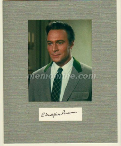 Plummer Christopher SOUND OF MUSIC Original Hand Signed 8x10 Display - Click Image to Close